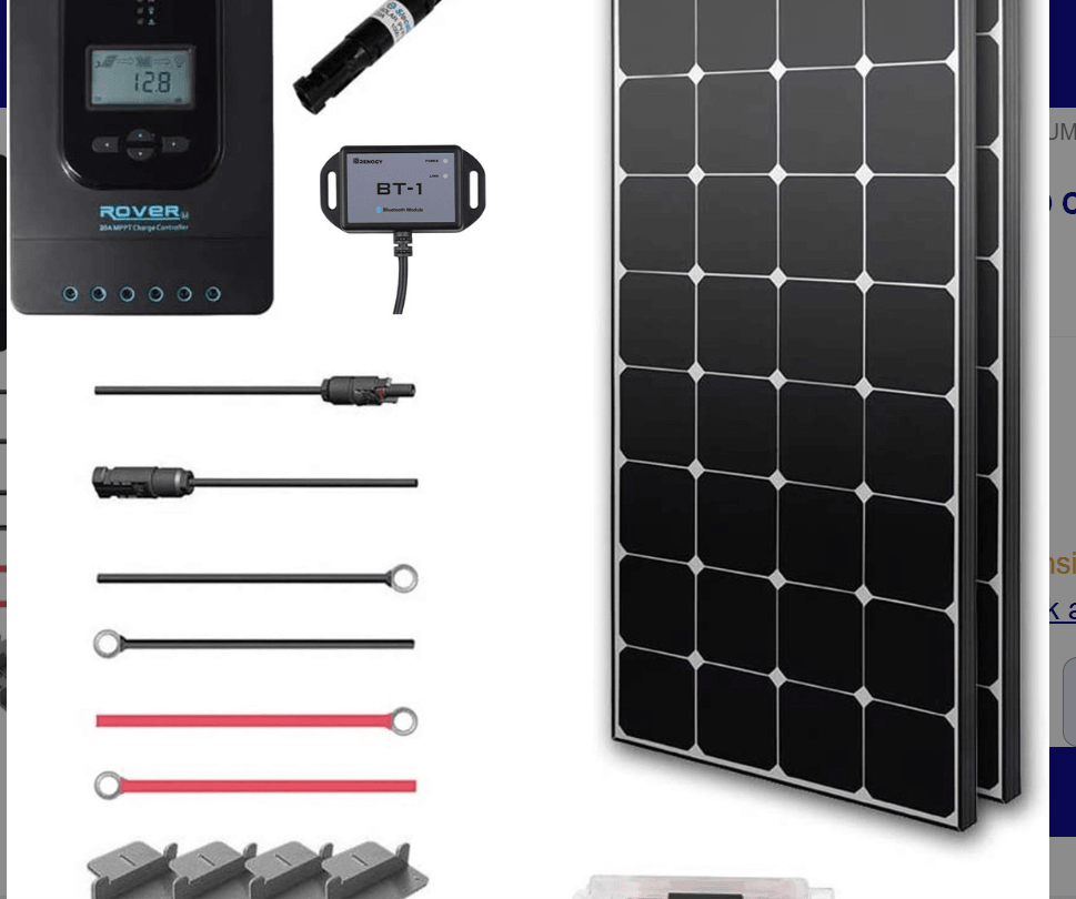 Solar Premium Kit  200 W 12 V NEW