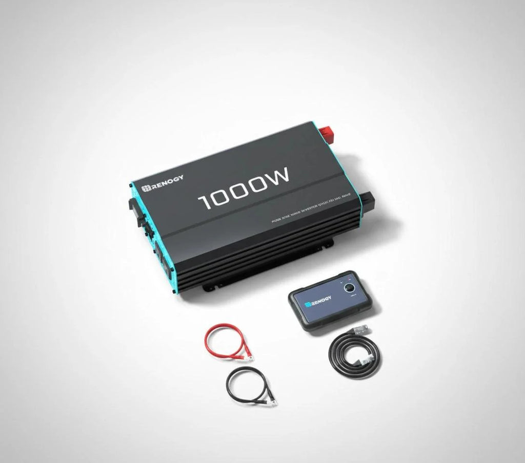 Renogy 1000W 12V Pure Sine Wave Inverter (New Edition), DC to AC Power Converter